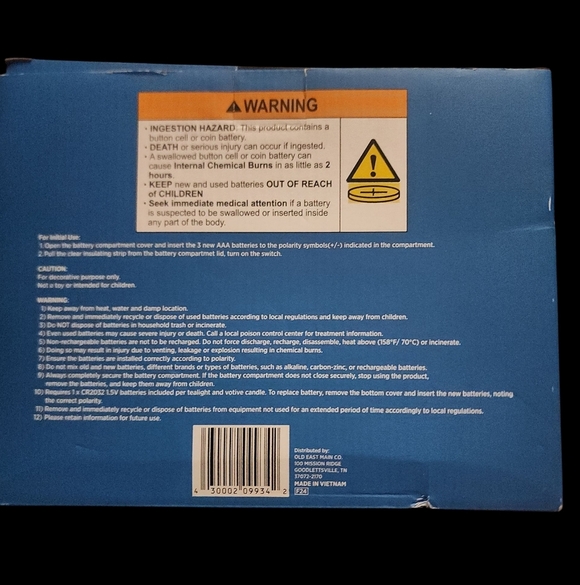 Holiday Style LED Candles 10 Pack Cream, Off White Color Candles - Picture 3 of 3